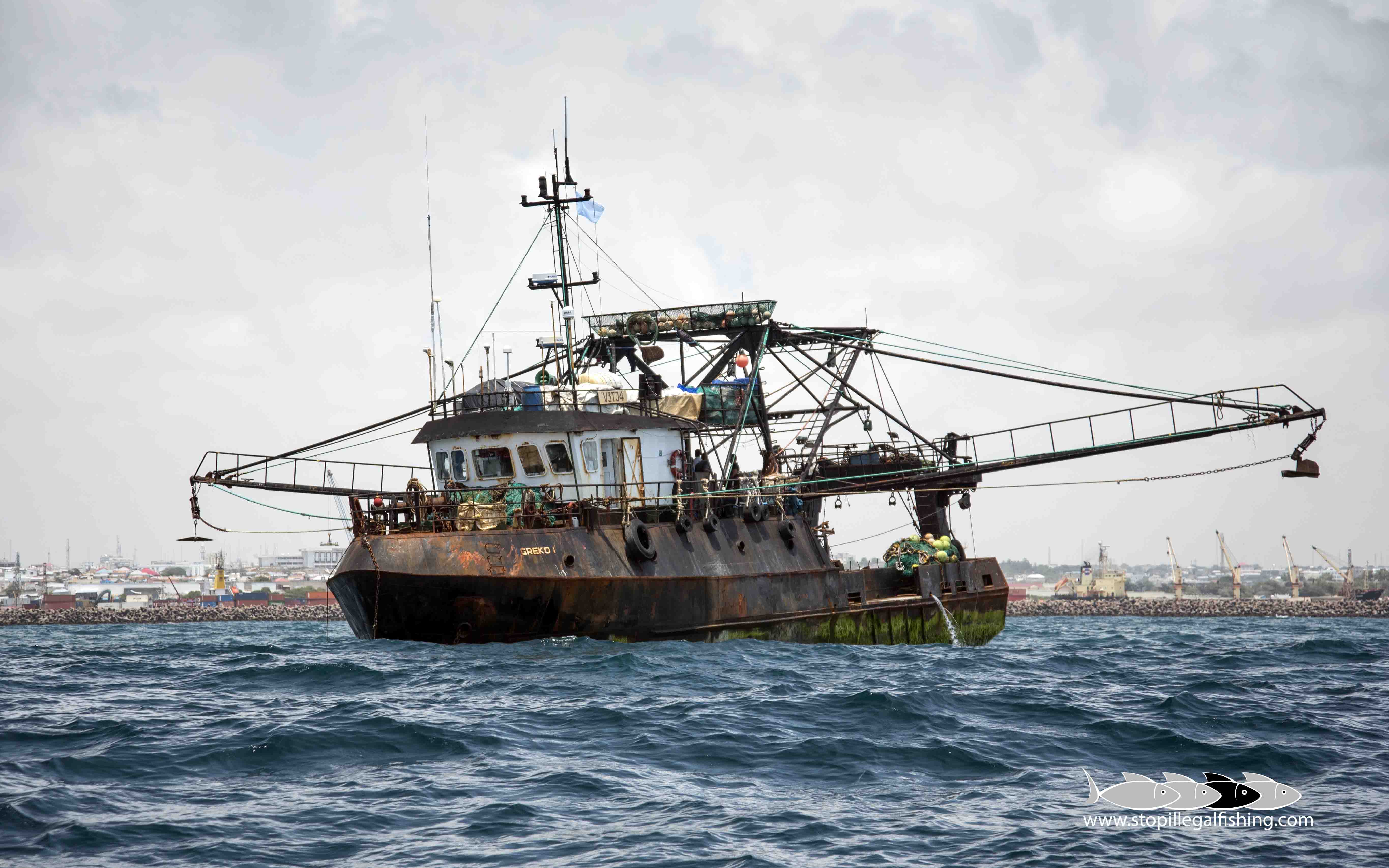 FISH-i Africa assists Somali authorities inspect suspected illegal fishing vessel, Greko 1